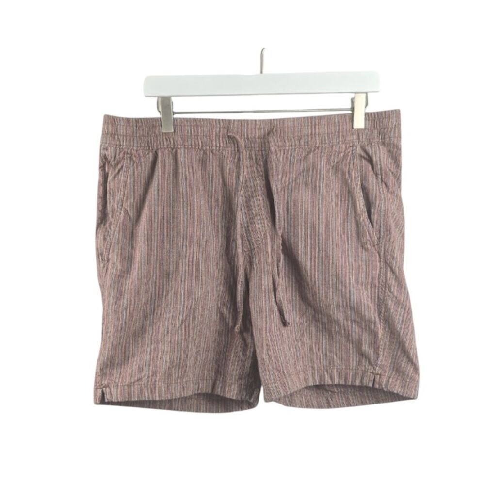 Abercrombie & Fitch Mens Striped Shorts Cotton Size Large